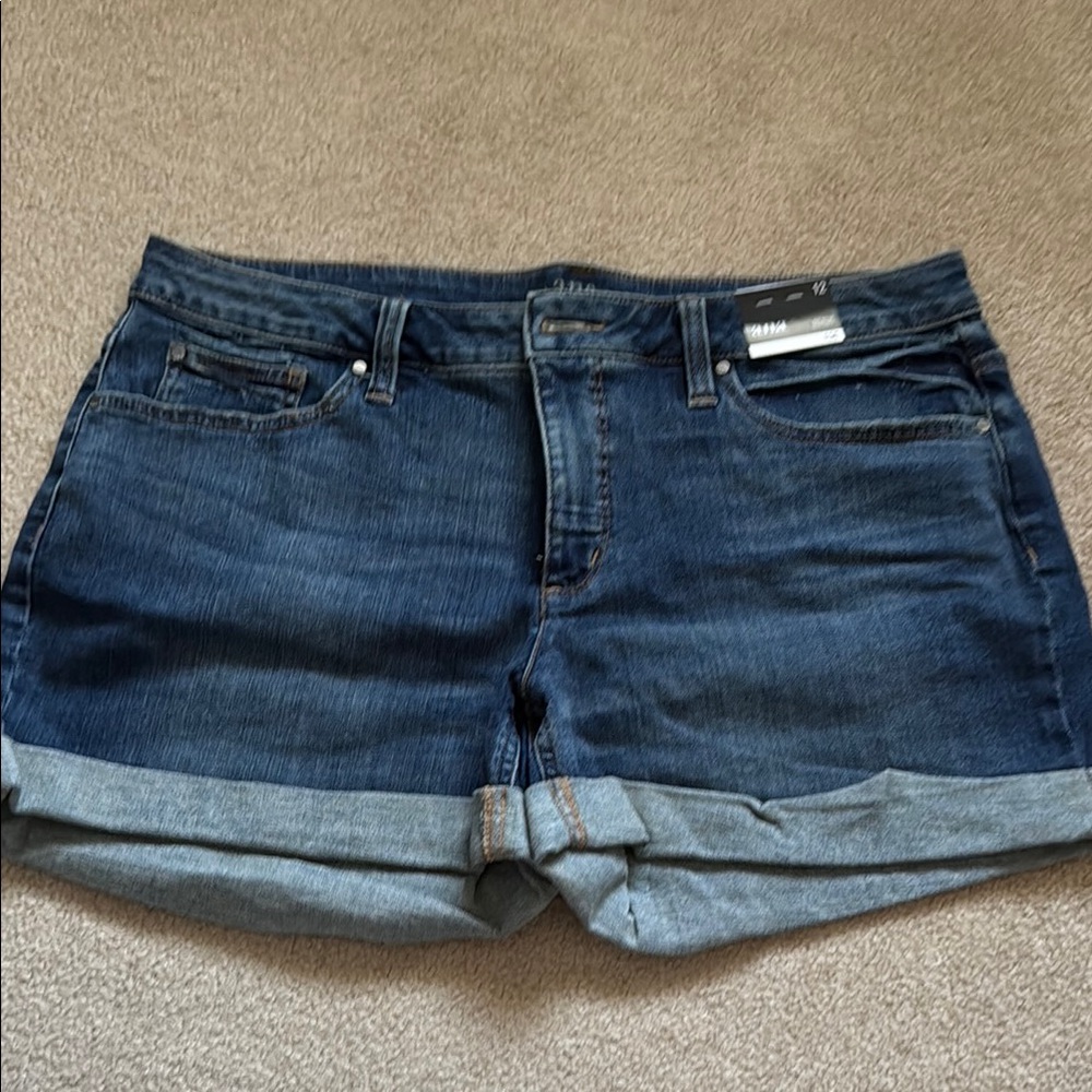 a.n.a Classic Blue Denim Shorts
